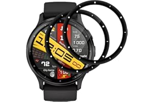 IQShield Screen Protector for Garmin Venu 3, Ultra Clear Tempered Glass, Protective Film for Garmin 3, 3D Full Coverage, Touch Sensitive, Bubble-Free, 2 Pack