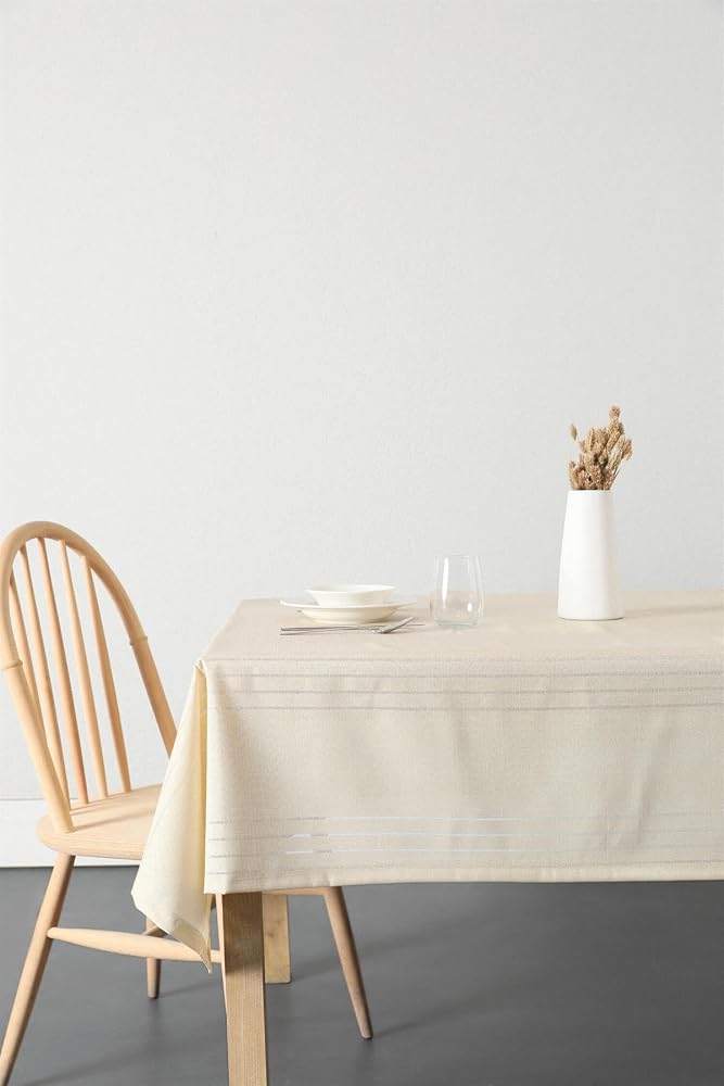 Favora Açelya Leke Tutmaz Masa Örtüsü 160X220 - Bej