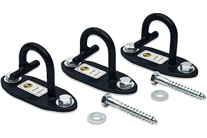 Ankare gym set med 3 mini H1 träning väggmonterade ankare. Designad för kroppsviktremmar, motståndsband, styrketräning, hemmagym, fysisk terapi