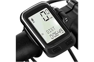 ICOCOPRO Bike Computer Wireless Waterproof Bicycle Odometer Speedometer Automatic Wake-up 22 Function Cycling Computer User A/B LCD Backlight 5 Language Displays Cycling Accessories Outdoor Exercise Tool