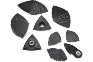 Fein Best of Starlock Sanding Set - 63-Piece Kit for Precision Sanding in Tight Corners, Edges and Detailed Surfaces, Includes Sanding Pads, Sanding Finger and Sanding Sheets - 35222967280