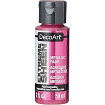 Decoart Extreme Sheen barattolo di vernice, acrilico, rosa ...