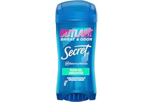 2x SECRET OUTLAST - Clear Gel (UNSCENTED) 2x73g Deodorant - 72H Schutz! aus USA