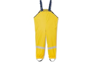 Playshoes Pantalón Barro, Peto de Lluvia, Forro Textil - Pantalón Impermeable Unisex niños