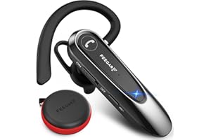 ‎FEEGAR F Feegar BF400 PRO Zestaw słuchawkowy Bluetooth 5.0 CSR Słuchawka Bluetooth Czas rozmowy 30h Mikrofon HD Multipoint Automatyczne parowanie Technologia redukcji szumów CVC 8.0 ENC DPS