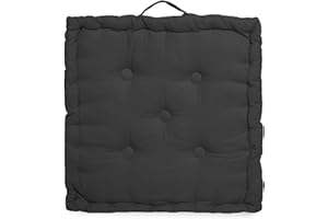 INSAFIANS Luxury 4-Inch Thick Armchair Booster Cushion Soft Touch Seat Pad for Elderly Post-Operative Pregnancy Support (Black)