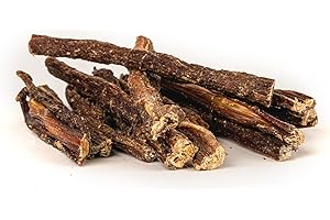 Hey Pets Boudin de bœuf séché (Rond) comme Snack Naturel, os à mâcher pour Chiens, friandise sans céréales, 100% Naturel de qualité supérieure, 500g, Soins dentaires naturels