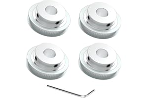 ZIZISHU Super Print GT2 Pulley GT2 Poulie 60 Teeth Bore 8mm Poulie Aluminium 60T Alésage 8mm Poulie Roue de poulie pour 6mm Largeur GT2 Courroie de distribution pour imprimante 3D, CNC (4pcs)