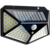 Robeve Geniş A&ccedil;ılı Solar 100 LED 3 Modlu Harekete Duyarlı G&uuml;neş Enerjili LED Suya Dayanıklı Solar Bah&ccedil;e LED Aydınlatma Işık H