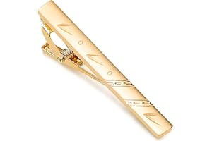 Tidefire Tie Clips for Men Business Tie Clip Personalised Tie Clip Pin Short Style Necktie Clips Tie Bar Clip