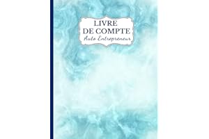 Livre de Compte Auto Entrepreneur: Registre recettes achats auto-entrepreneur, Micro entrepreneurs conforme aux obligations comptables, Large format A4.