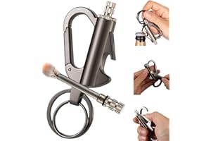 GERHUA Keychain Ligh/TER,Permanent Match Infinity Ligh/TER with Multitool Keychain Bottle Opener,Reusable Waterproof Match Strike,Permanent Match Ligh/TER,Cool Ligh/TER,Waterproof Matches for Camping