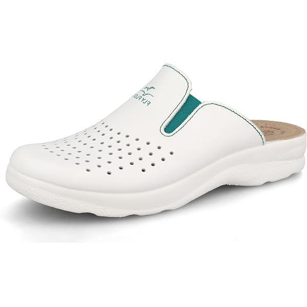Chanclas Fly Flot Para Hombre - Azul, Cuero, Suela Anatómica Antichoque, Talla 40
