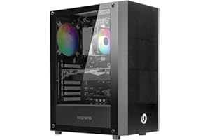 Nuwo Pc Gaming Fisso i7 Cpu fino a 4.0GHz Ram 16GB SSD M.2 Hard Disk 1TB Scheda Video GTX 1650 4GB WiFi Wireless USB, Computer PC Win11 - Snake