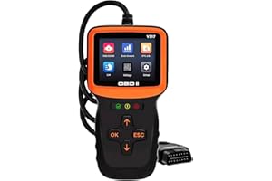 Hovineumoo OBD2 Auto Diagnostica, OBD2 Strumento di Scansione Diagnostica, Spia Motore di Controllo, Lettore di Codici, Cancellazione Codici di Errore,Streaming Dati in Tempo Reale,2.8 Pollici Schermo
