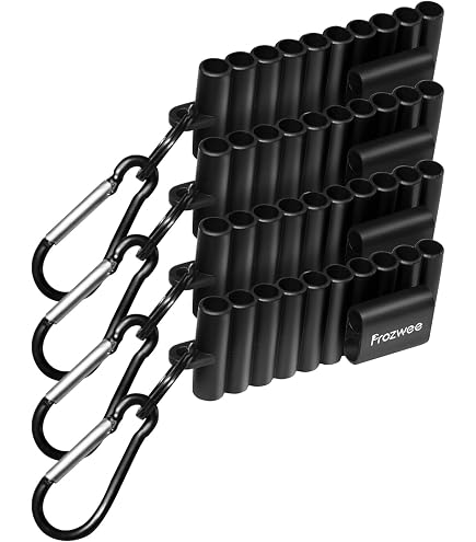 Railer Schraubendreher-Bithalter – 2 Stück, Schwarz/orange, Mit Karabiner, 10-Loch Organizer Für Werkzeugtasche