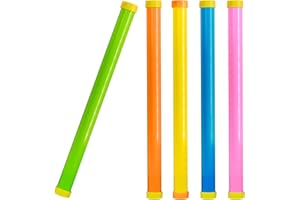 NOVELTY PLACE Groan Tube Noise Makers 5 Pack - Noise Stick Funny Party Noisemaker for Kids and Adults Party Favor Sound Tubes Toys Multiple Colors