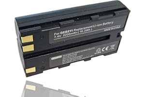 vhbw Batería Recargable reemplaza Leica GEB212, GEB221, GEB90 para Dispositivo medición láser, medidor (2200 mAh, 7,4 V, Li-Ion)