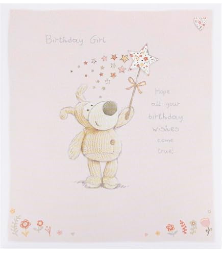 Boofle Biglietto di auguri di compleanno – simpatico biglietto di compleanno per lei – per l'amica più incredibile seduta in cima al mondo