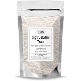 TOS The Organic Spices Saf Sığır Jelatini Tozu 100 gr (1. KALİTE) Pure Bovine Gelatin Powder, TOS6650
