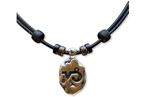 HANA LIMA 1 von 12 Sternzeichen Tierkreiszeichen an Verstellbarer Halskette Horoskop Horoscope Lederkette Surferkette