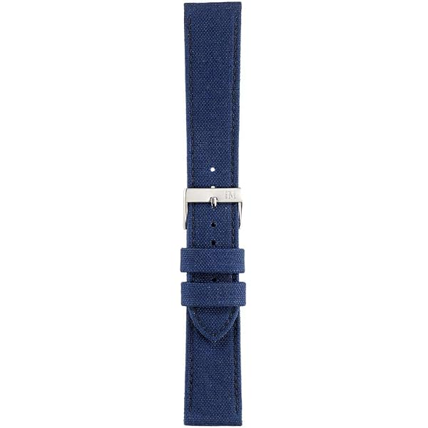 Correa De Reloj Morellato Naxos - Cuero Azul, Estilo Unisex, Para Reemplazo O Personalización