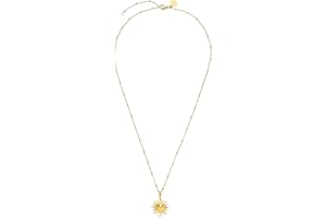 Purelei® Sun Kette Damen – Halskette Damen aus langlebigem Edelstahl – Wasserfeste Kette mit Anhänger – 50-55 cm Länge verstellbar – Halskette für deinen individuellen Look