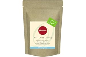 ‎QUERTEE Oolong Tee Bio - China Bio Oolong 250 g Tee loser Tee ohne Zusätze & ohne Aromastoffe für über 100 Tassen Tee von Quertee