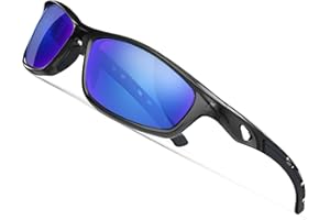 TOREGE Polarized Sports Sunglasses With 3 Interchangeable Lenes for Men Women Cycling Running Driving Fishing Golf Baseball Glasses TR05