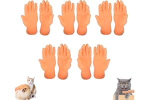 CZFDCK Little Finger Mini Finger Hands, 10 Pcs Tiny Little Hands, Mini Hands Tiny Hands for Joke Toys Prank Game Video Shooting Prop Human-pet Interaction Small Hands