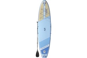 THURSO SURF Inflatable Stand Up Paddle Board All-Around SUP Waterwalker 132 11'×32''×6'' | Carbon Shaft Paddle | Roller Backpack | Rechargeable Electric Air Pump | Coiled Leash