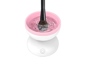 CHENRI Machine électrique à nettoyer les pinceaux de maquillage, Nettoyant Automatique Outils de Nettoyage