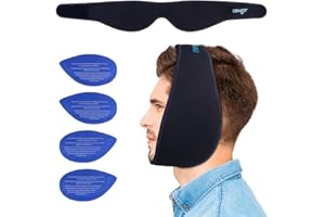 ‎NEWGO NEWGO Weisheitszahn Kühlkompresse Kühlpads Gesicht, kühlpads Zahn Op, Kühlakku Gesicht Weisheitszähne, TMJ-Schmerzlinderung und Zahnschmerzen Kieferentspannung, 4 Stück (schwarz)