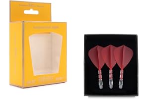 CUESOUL ROST T19 Asta per dardo Integrata e Forma di Aquilone da Volo, Set da 3