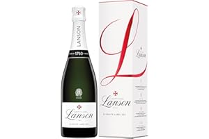 Lanson Le White Label Sec Champagne Gift Box - 75cl