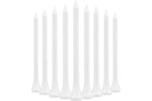 OLIVER GEORGE GOLF 83 mm 3 1/4 pulgadas color blanco de madera para camisetas de golf Tee clavijas biodegradables XL paquete de 100