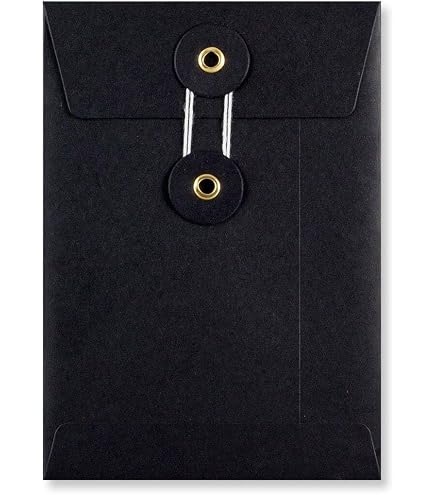 LOOLIPO Lot De 10 Enveloppes à Fermeture Japonaise En Papier Kraft – 16,2 X 11,4 Cm – Idéal Pour Personnalisation, Loisirs Créatifs, Décoration DIY Enfants Et Adultes