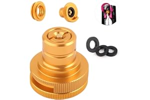 YHX-OU Adattatore Quick Connect CO2 per SodaStream Adattatore CO2 Rapido per CO2 60L Adattatore rapido, Adattatore Quick Connect CO2 per Duo Terra Art Filettatura trapezoidale TR21-4, F-QC3.0