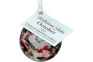 MILFORD COLLECTION October Birthstone - Opal - Friendship Globe - Small