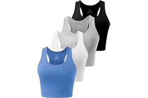 Star Vibe 4 Pack gym vests for women Cotton Crop tops for women yoga top ladies vest sports top
