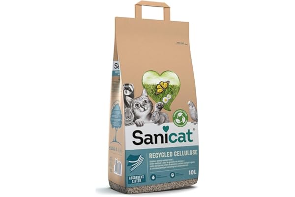 Sanicat Lecho higiénico Clean & Green Celulosa - 10L, marrón