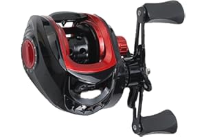 ZUNATE Baitcasting Reel, 9.9oz Ultralight, Metal Long Cast Powerful Baitcaster Fishing Reel, 7.2:1 Gear Ratio, 8kg Braking Force, for Saltwater Freshwater Ice Fishing Sea Fishing