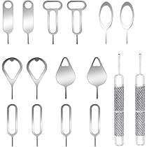 Apri-scheda SIM Universale - Pin Metallico Con Custodia Per Rimozione Slot Cellulari - Foto 6