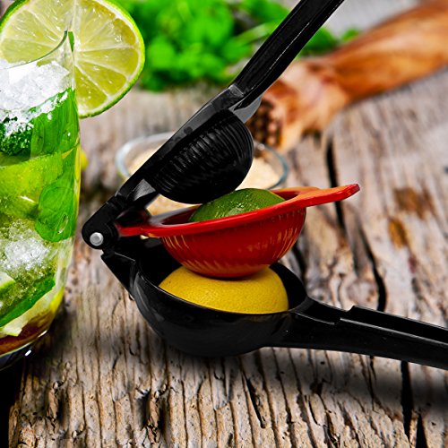 Uvistare Zitronenpresse Manuell / Limettenpresse Profi / Lemon Squeezer Schwarz / Orangenpresse - 8