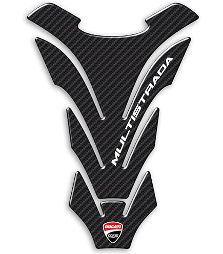 Paraserbatoio Moto Paraserbatoio Adesivo 3D Per Ducati Multistrada 1200 Tricolore Design In Resina Effetto 603006