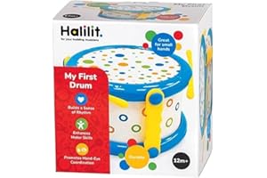 BSM Halilit | Mon premier Tambour | Favorise la coordination œil-main, la créativité et la motricité | Dès 12 mois | Eveil Musical pour enfant | HA 809