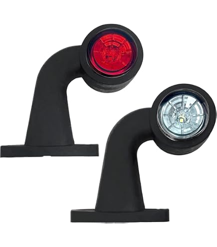 Feux De Gabarit Cabine Scania 112/113 - 2 Pièces Rouge/Blanc 24V - Remplacent 301843/301844 - 8