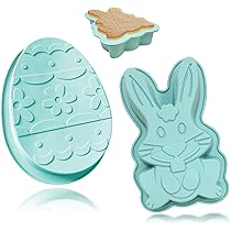 Stampini Silicone Agnello 2 Pezzi - Per Dolci E Biscotti, 3.8x5cm - Foto 8