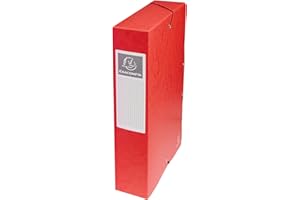 Exacompta 50605E - Carpeta de proyecto con goma, color rojo