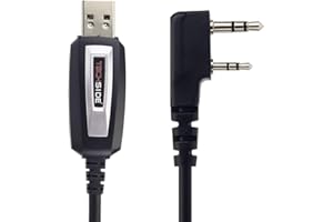 TechSide Cable USB de programación UltraFast para TechSide TI-F8+ Baofeng BF-888S/UV-5R, Radioddity, Retevis, Kennwood, Wouxun Walkie Talkie